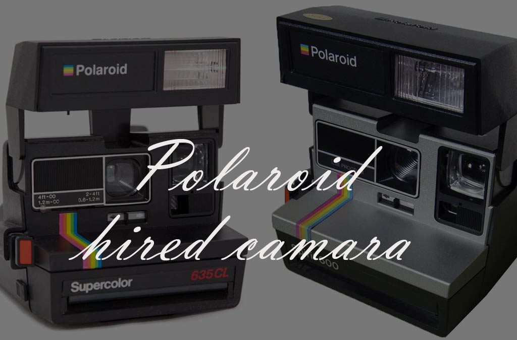 Polaroid Hired Camera for weddings (pack)